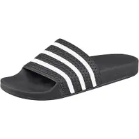 Adidas Zapatos abiertos 'Adilette' negro / blanco