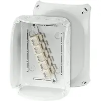 Hensel Caja de conexión para cables KF 1610 G, para cables de 2,5-10 mm², trifásica, 16 mm² monofásica, con terminal de 5 polos