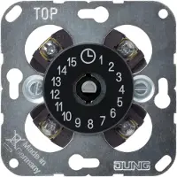 JUNG Temporizador de conmutación JG, 2 polos, 15 minutos, modelo 11015