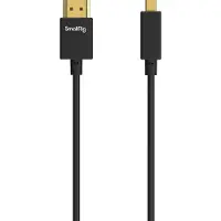 SmallRig 3043B Cable de datos HDMI 4K ultradelgado (D a A), 55 cm