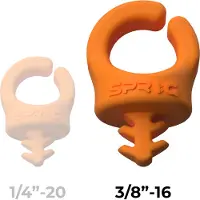 SPRIG Cable Opening 13.5mm 3/8”-16 - Naranja - 3-Pack