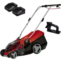 Einhell Cortacésped eléctrico GE-CM 36/36 Li M - Solo, 36 voltios (2x18V), color rojo/, sin batería