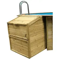 Gre Accessories , sala técnica para piscinas de madera maciza, modelo 787248