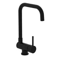 Schutte Grifo de cocina modelo WINDOW, grifo para montaje debajo de la ventana, mezclador de cocina giratorio 360°