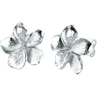 Elli Pendientes 'Frangipani Blüte' plata