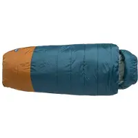 Big Agnes - Echo Park 20 - Saco de dormir fibra sintética size Wide Long - 198 cm, tapestry /marrón
