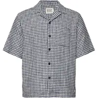 Scotch & Soda Relaxed Fit Short Sleeve Jacquard Shirt Blue Diamond Talla: XXL | Camisas Casuales Outlet | Hombre | Azul