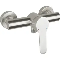 Deante Grifo de ducha de pared, monomando, mezclador de acero