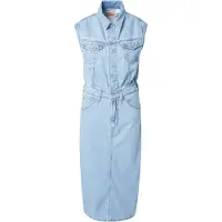Levi's Iconic Sleeveless Lightweight Dress Light Indigo Talla: M | Vestidos Midi Outlet | Mujer | Azul