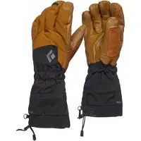 Black Diamond - Accesorios para escalada - Soloist Gloves Dark Curry de Cuero - Talla M - Marrón
