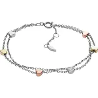 Fossil Pulsera 'Herzen JF02854998' oro / oro rosa / plata