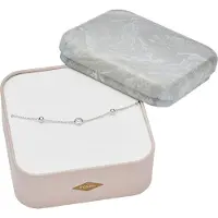 Fossil Pulsera plata / transparente