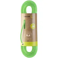 Edelrid - Cuerdas Escalada - Siskin Eco Dry 8,6Mm Neon Green - Talla 60 m - Verde