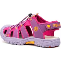TROLLKIDS - Kid's Kvalvika Sandal - Sandalias size 33, morado/fucsia