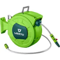 Verto 15G891, rollo para montaje en pared, automático, color verde, plástico, para montaje en pared, cloruro de polivinilo (PVC)