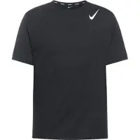 Nike Running - Ropa para trail running - M Dri-Fit ADV Aeroswift SS Top Black Summit White - Talla L - Negro