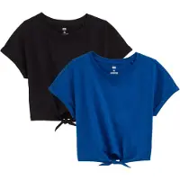 We fashion Camiseta azul oscuro / negro