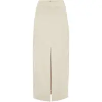 We fashion Skirt Maxi Length Beige Talla: XXL | Faldas Maxi Outlet | Mujer | Marrón