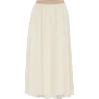 We fashion Skirt Medium Length Gold Talla: L | Faldas Midi Outlet | Mujer | Amarillo