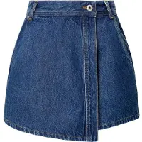 Pepe Jeans para mujer. PL801187ID3 Regular Skort Hw (27), Azul, Casual, Algodón, Denim, Sostenible, outlet 2026.