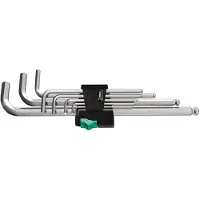 Wera Conjunto de llaves Allen de 1.5-10 mm con cabeza esférica