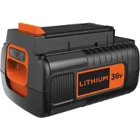 Black & Decker Batería BL20362-XJ, 36 voltios, 2 Ah (negro/naranja)