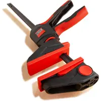 Bessey EZ36030, tornillo de apriete monomanual con mango giratorio 360°, 300/80 mm