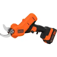 Black & Decker Tijeras de podar eléctricas inalámbricas , 18V/2.0Ah, modelo BCPP18D1