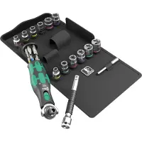 Wera 05004285001 8009 Zyklop Pocket Set 4, 27-teilig