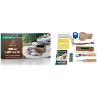 BeaverCraft DIY07 Walnut Kuksa Carving Kit, juego de talla en madera