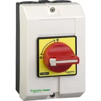 Schneider Electric VCF02GE, Interruptor rotatorio, 3P, Blanco, Rojo, IP65, 10 A, 90 mm