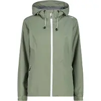 CMP - Women's Jacket Fix Hood with Pack Pocket - Chaqueta impermeable size 48, oliva