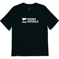Mons Royale - Women's Icon Relaxed Tee - Camiseta de merino size XL, negro