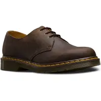 Dr. Martens para hombre. 11838201 Zapatos de Piel 1461 Crazy Horse marrón (36), Plano, Cordones, Casual, outlet 2026.