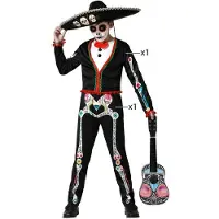 Atosa Disfraz De Niño Mexican Skeleton