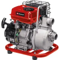 Einhell Bomba de agua de gasolina GC-PW 16, caudal máximo de 14000 l/h, potencia de 1,6 kW, altura de elevación máxima de 28 m