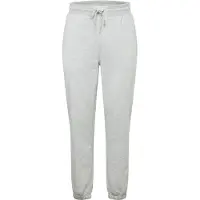 New Era Pantalón 'ESSENTLS' gris moteado / blanco