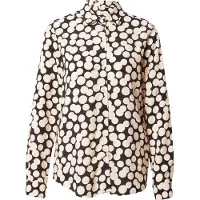 Seidensticker Blusa crema / negro