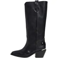 Pepe Jeans para mujer. PLS50568 Botas de piel April Neutral negro (39), 5 a 8cm, Ninguno, Casual, outlet 2026.
