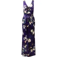 Kraimod Vestido de noche beige / azul oscuro / gris basalto