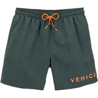 Venice beach Bermudas gris basalto / naranja claro