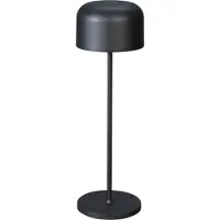 Konstsmide Lámpara de mesa LED Lille, color negro, para uso interior/exterior, sin cables, dimensiones 11 x 11 x 36 cm, modelo 7834-750