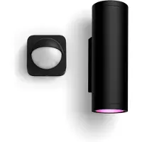 Philips Hue Pack: Aplique De Pared Exterior Appear + Sensor De Exterior