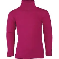 Engel - Kids' Roll Neck - Ropa interior merino size 116, fucsia