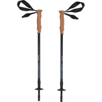 Stoic - AllTrailSt. - Bastones de trekking size 100-140 cm, negro/ cork