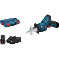 Bosch Sierra Sable GSA 12V-14 (2 x 3,0 Ah + GAL12V-40 + L-Boxx 102)