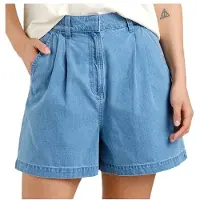 DEDICATED - Women's Shorts Djupvik Denim - Pantalones cortos size S, azul