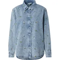 ONLY Blusa 'ONLVera' azul denim / verde / rosé / offwhite