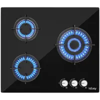 IsEasy Placa De Gas Mgbg-603 65 Cm 3 Fuegos