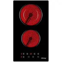 IsEasy Placa Vitrocerámica Lt2v-15 30 Cm 2 Fuegos